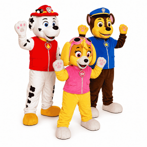 Mascottes Trio Pat’Patrouille