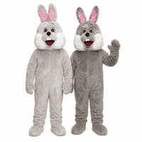 Mascottes couple lapins