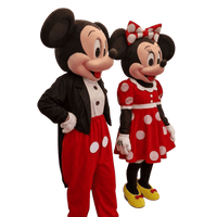 Duo Mascottes Mickey & Minnie